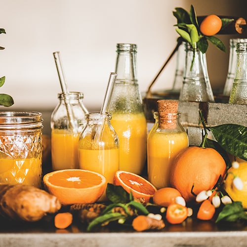Immune support oranges and juices